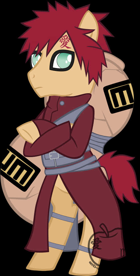 Chibi Gaara Anime Character