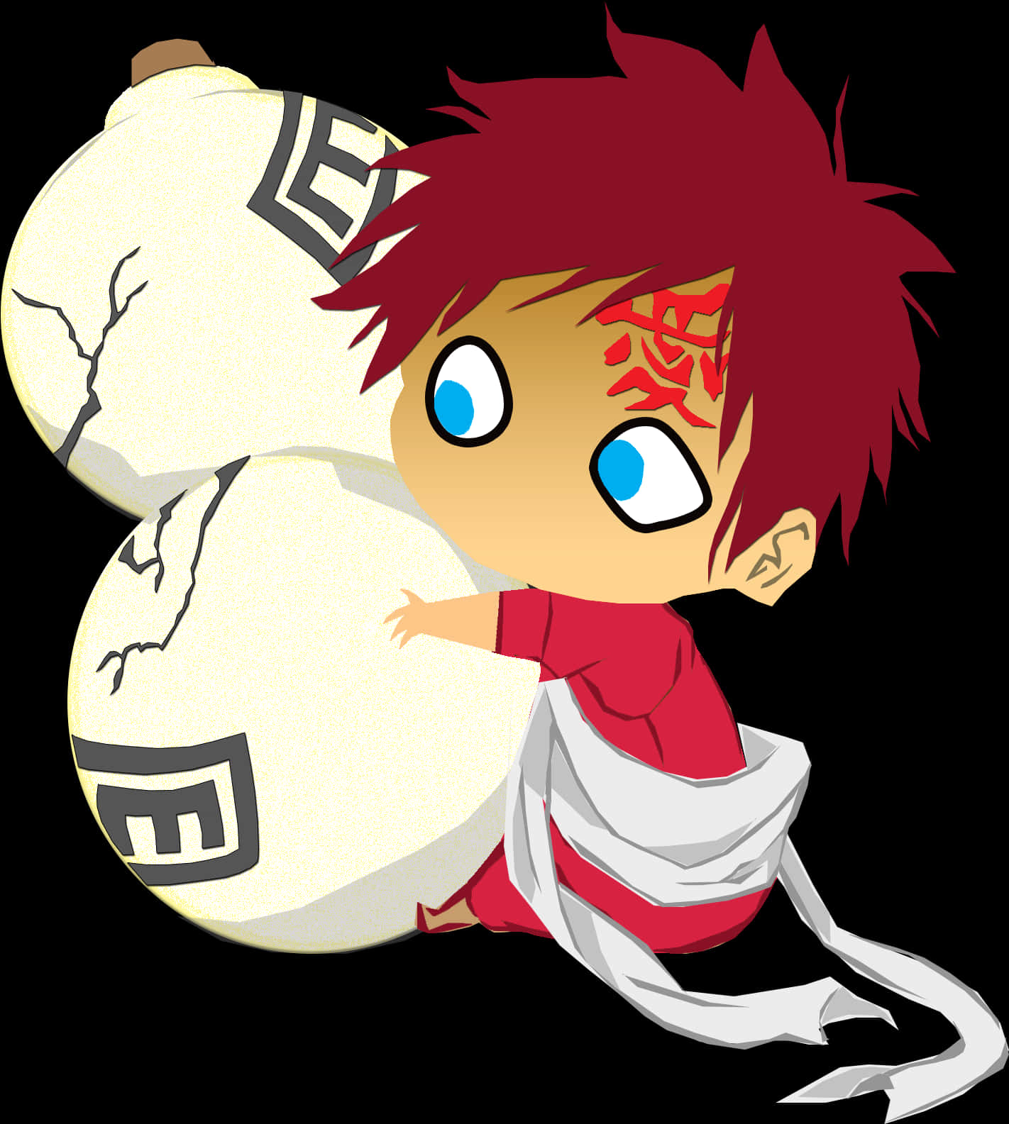 Chibi_ Gaara_with_ Gourd_ Anime_ Character