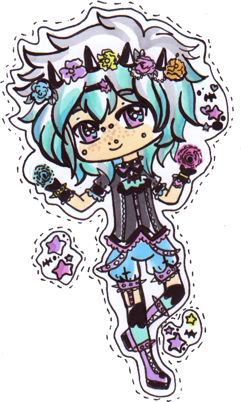 Chibi Gothic Fantasy Character