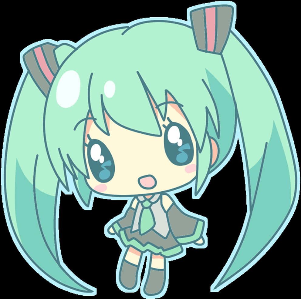 Chibi_ Hatsune_ Miku_ Vector