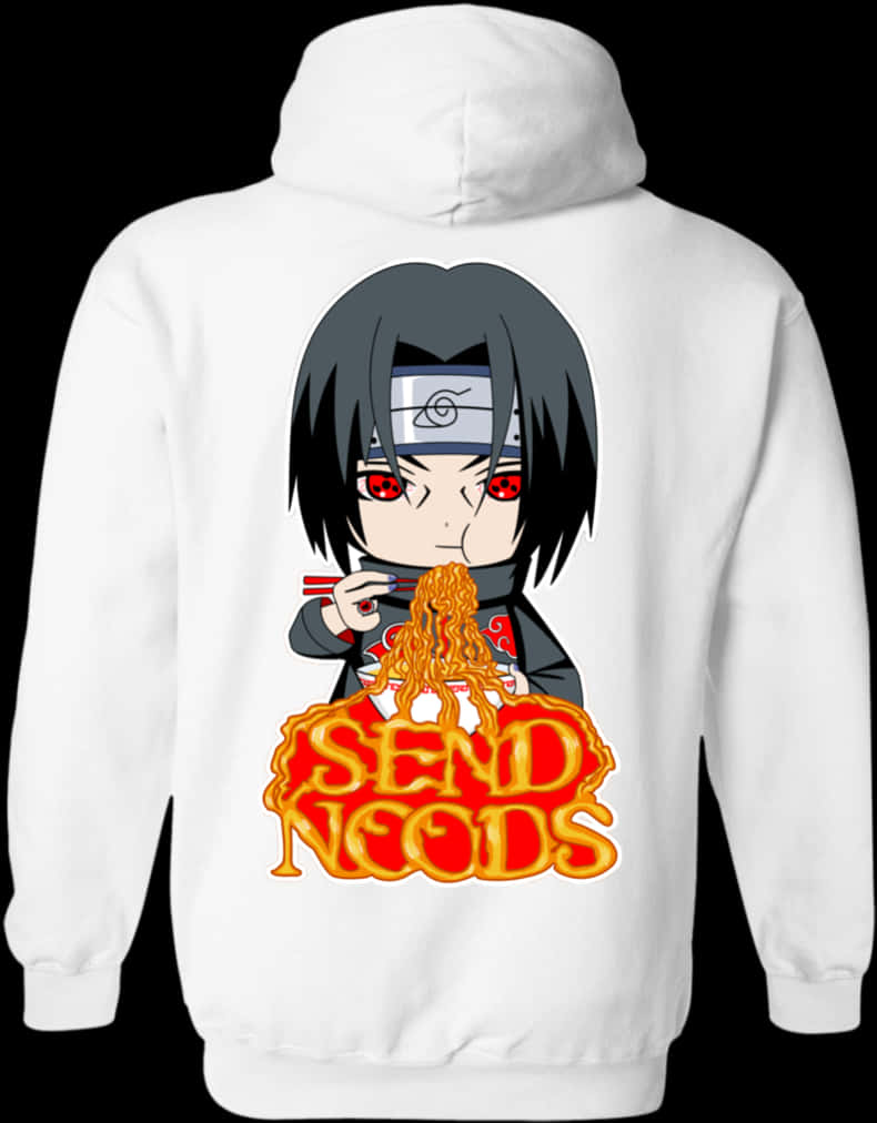 Chibi Itachi Eating Noodles Hoodie