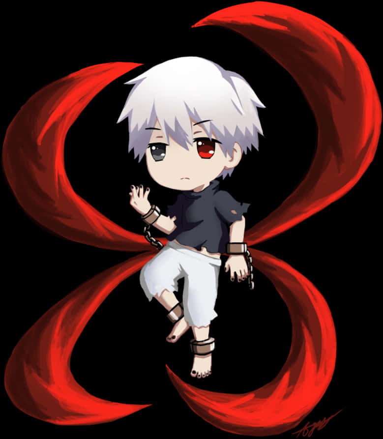 Chibi Kanekiwith Kagune