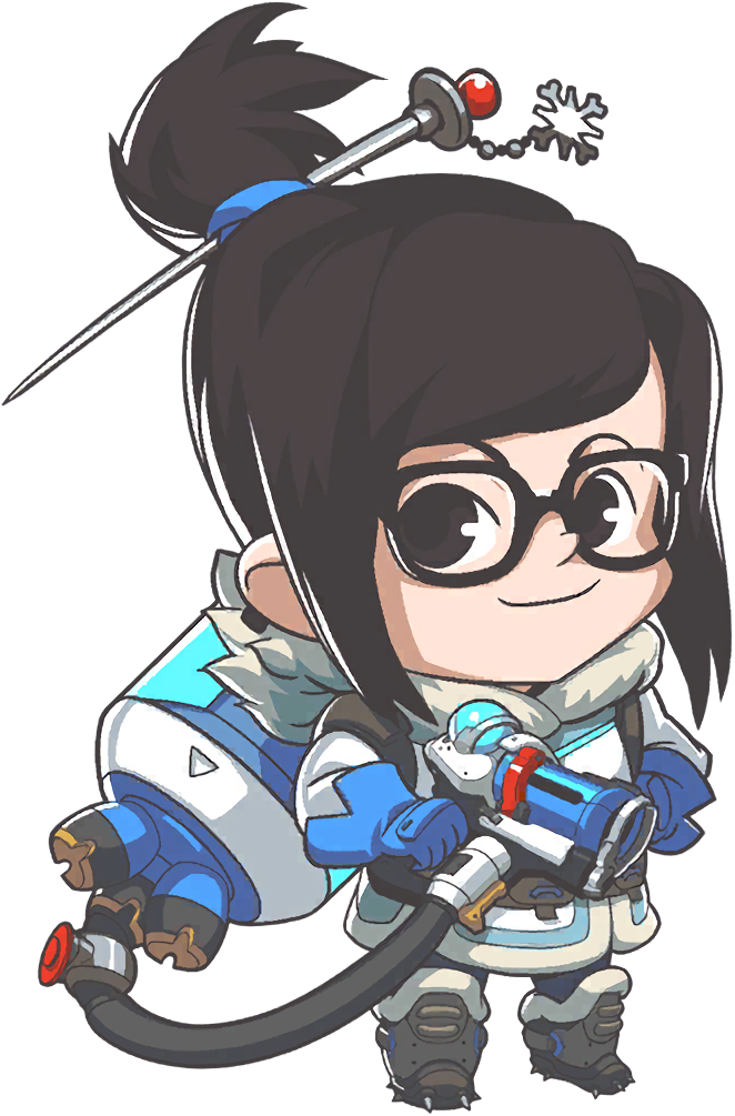 Chibi_ Mei_ Overwatch_ Character