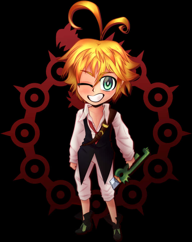 Chibi Meliodas Artwork