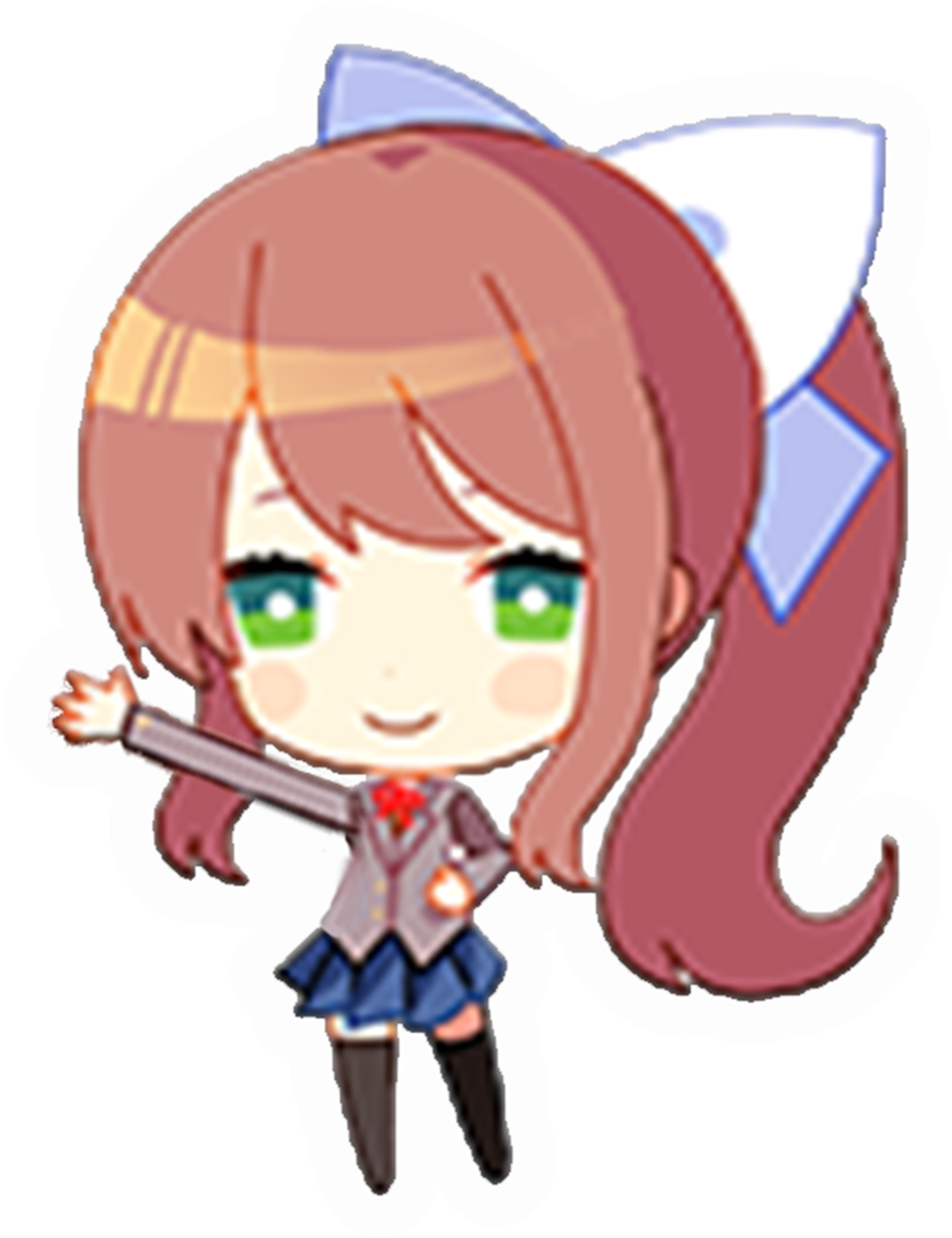 Chibi Monika D D L C Art