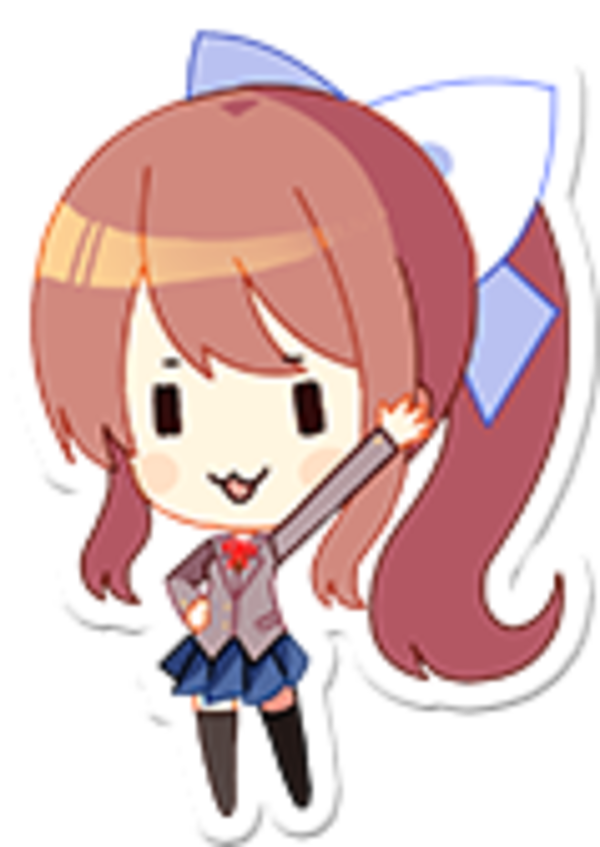 Chibi Monika D D L C Art