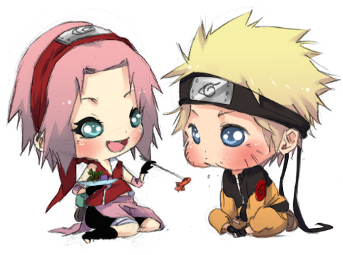 Chibi_ Naruto_and_ Sakura_ Friendship