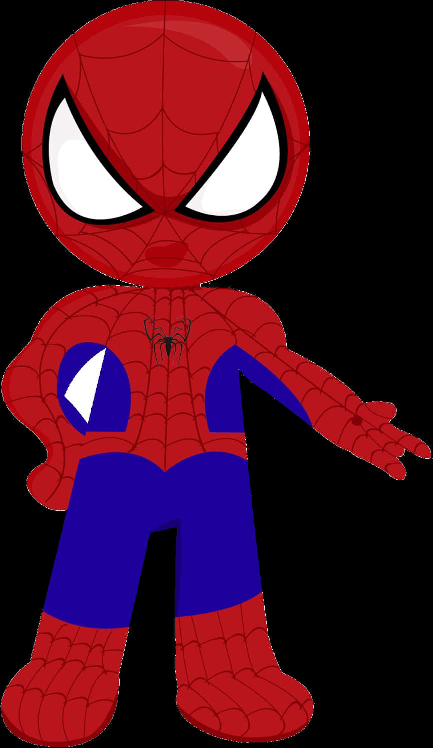 Chibi Spiderman Pose