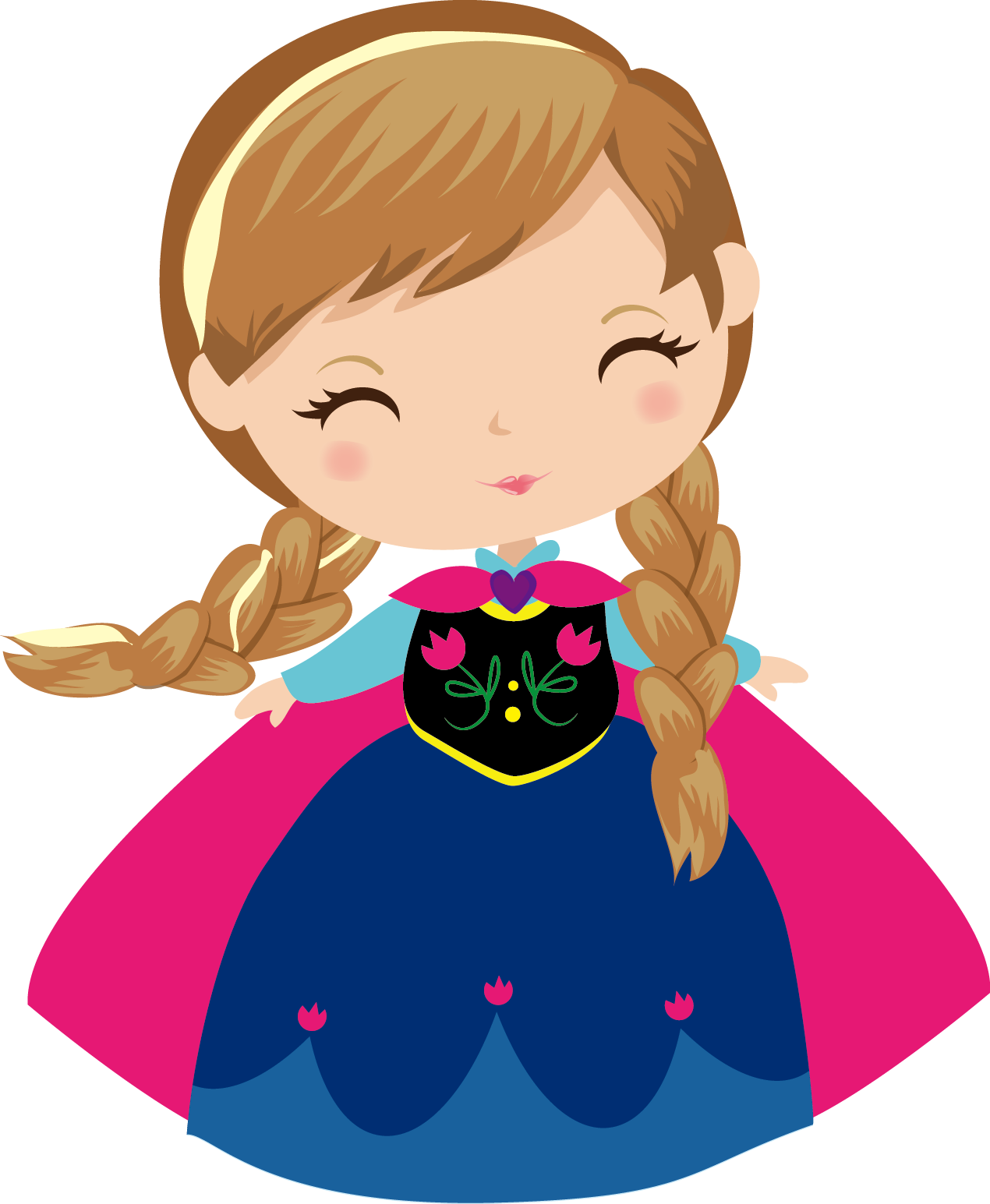 Chibi Style Anna Frozen