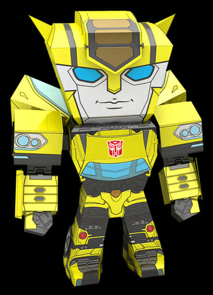 Chibi Style Bumblebee Transformer