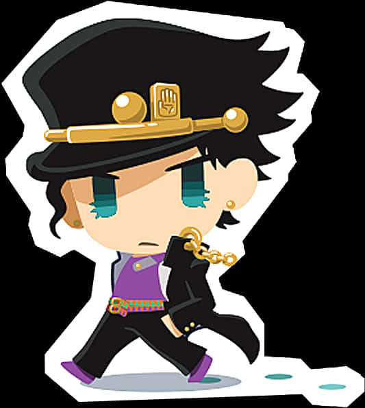 Chibi Style Jotaro Kujo