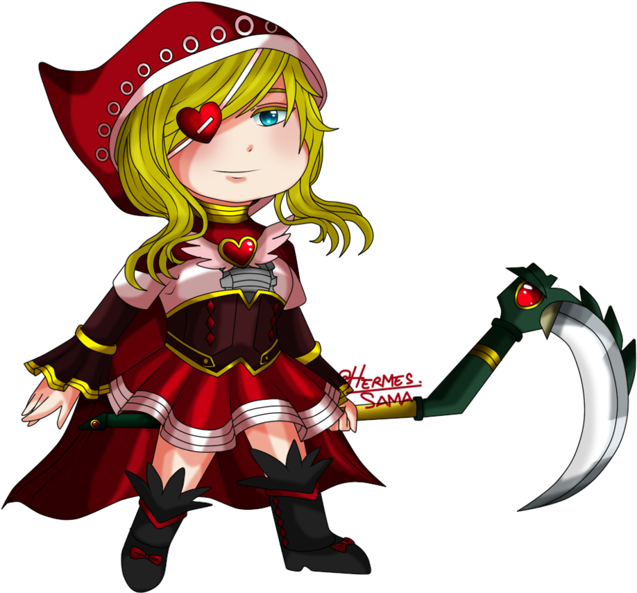 Chibi Style Red Pirate Girl Mobile Legends