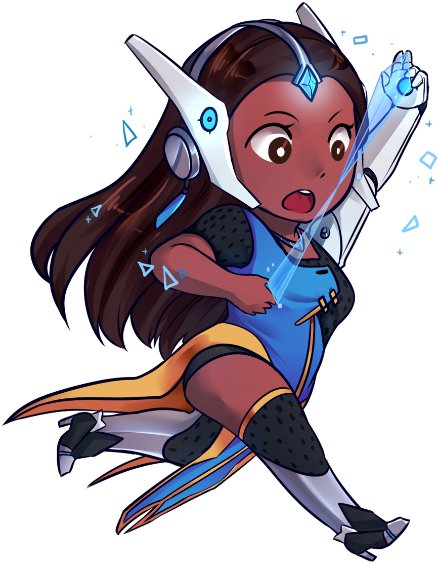 Chibi Symmetra Overwatch Art