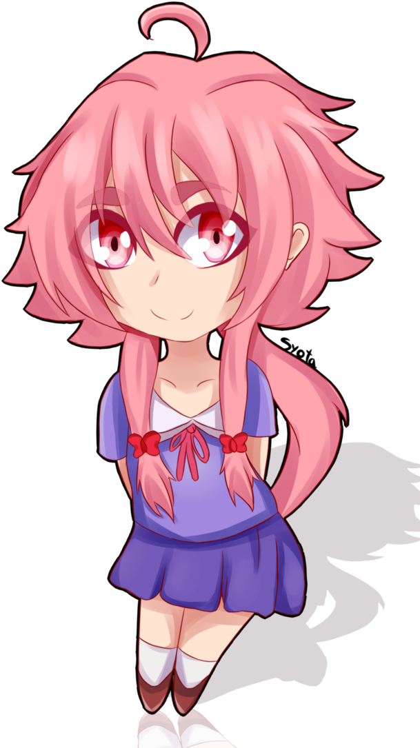 Chibi_ Yuno_ Gasai_ Anime_ Character