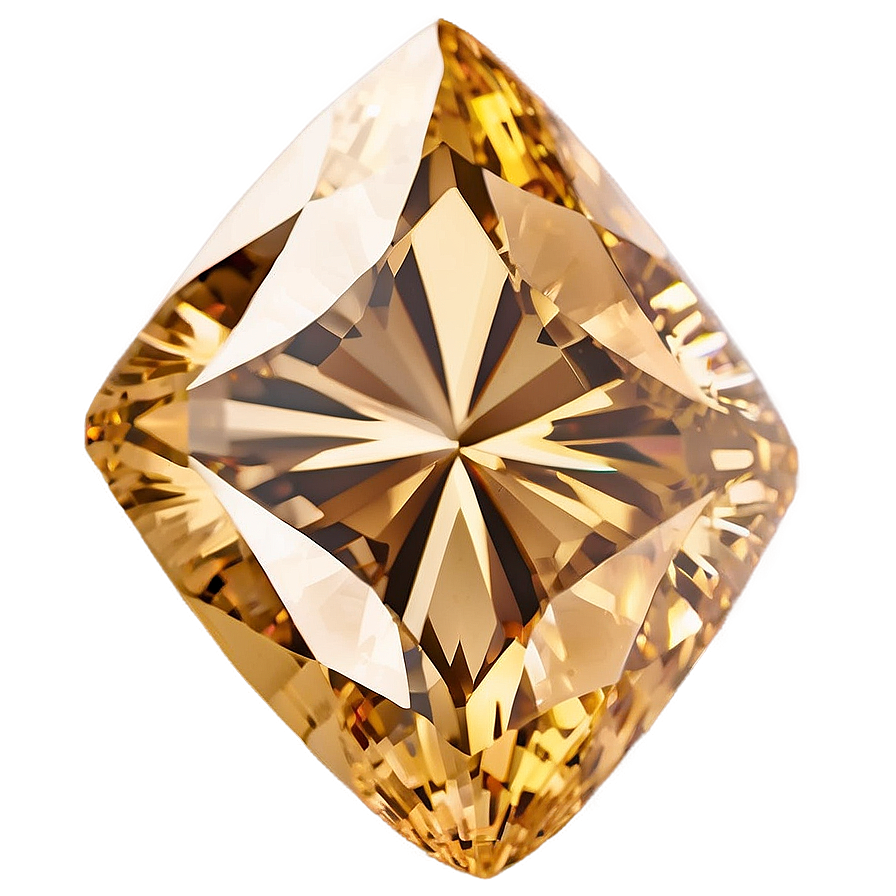 Chic Champagne Diamond Gemstone Png 06252024