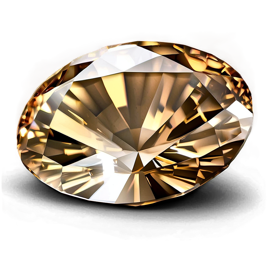 Chic Champagne Diamond Gemstone Png Tqg