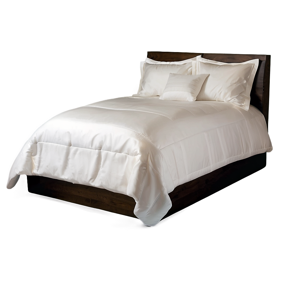 Chic White Bed Png Hgm