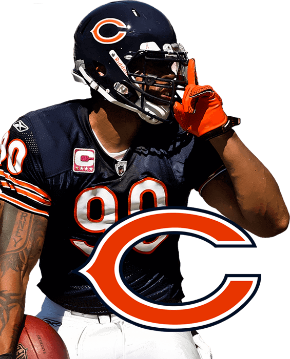 Chicago Bears Player Pose