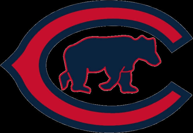 Chicago Cubs Logowith Bear Silhouette