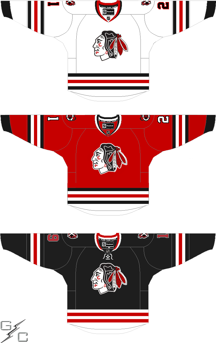 Chicago Hockey Jerseys Design