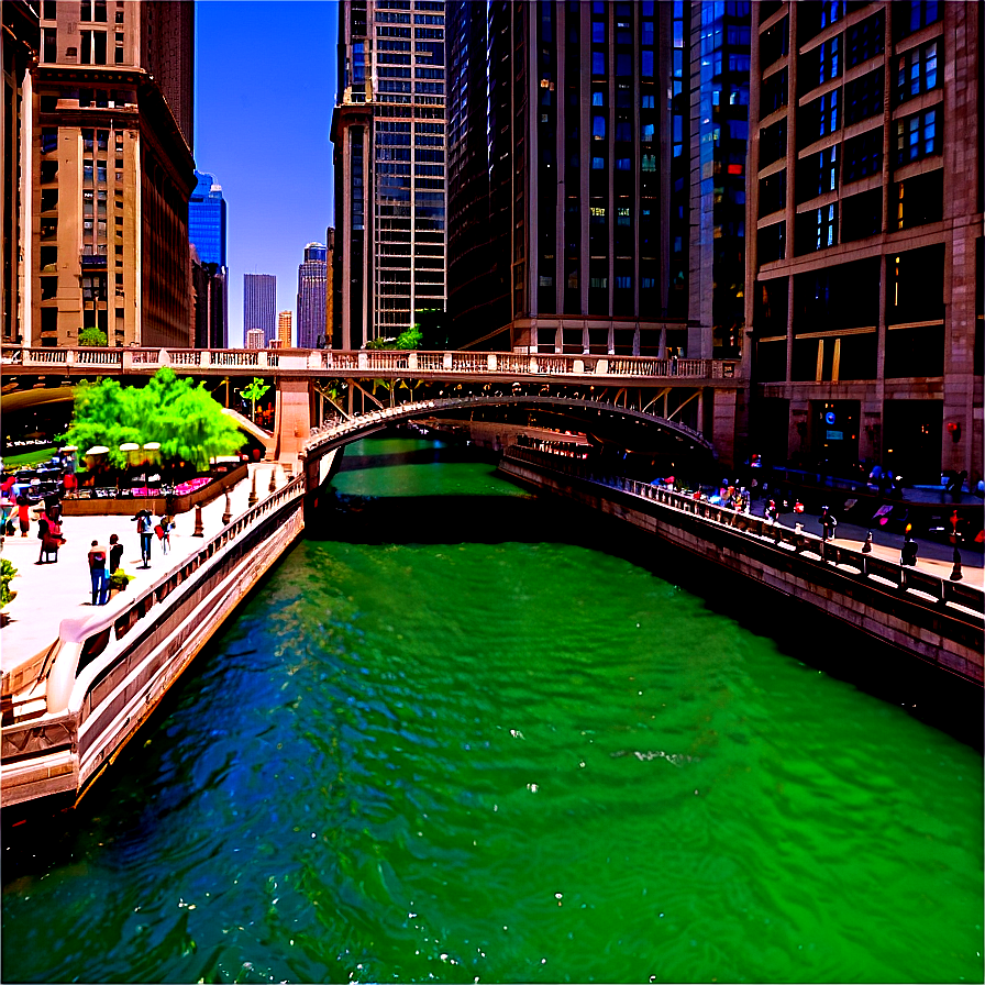 Chicago Riverwalk View Png 92