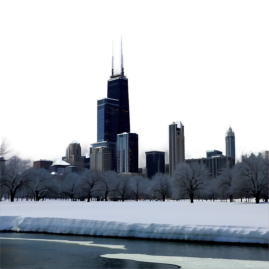 Chicago Winter Scene Png 80