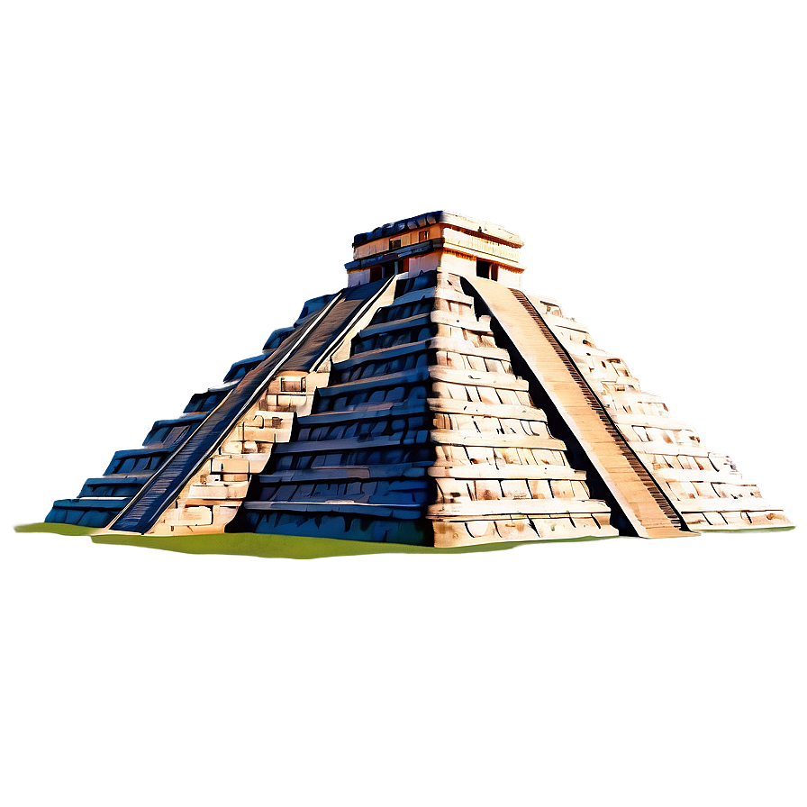 Chichen Itza Birds Eye View Png 67