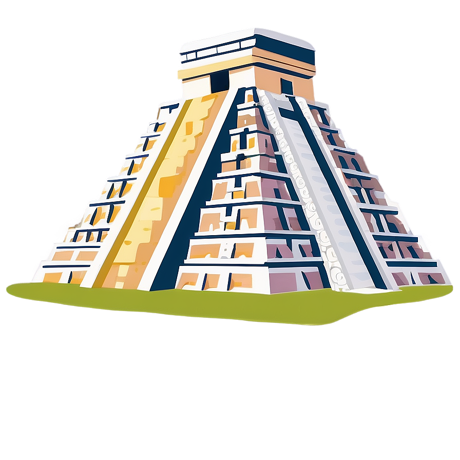 Chichen Itza Illustration Png 06252024