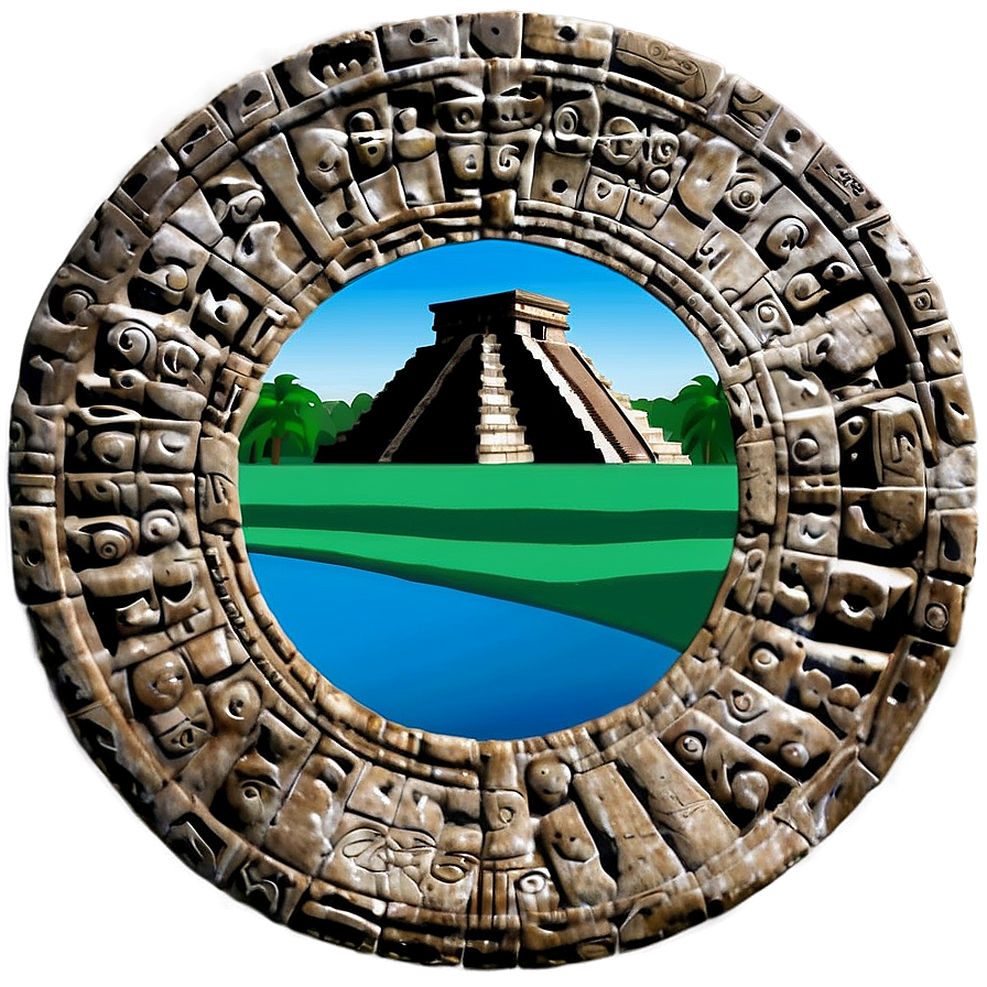 Chichen Itza Mayan Calendar Png 06252024