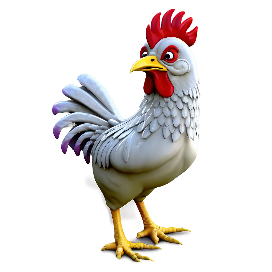 Chicken Cartoon Character Png 05042024