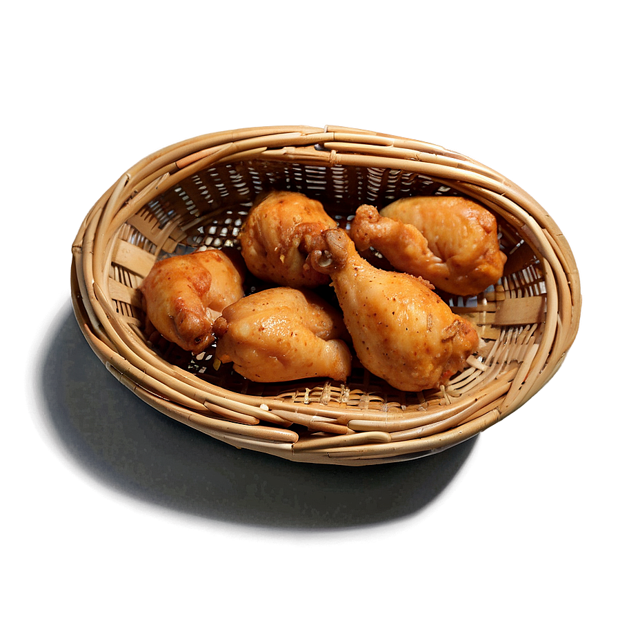 Chicken In Basket Png 05042024