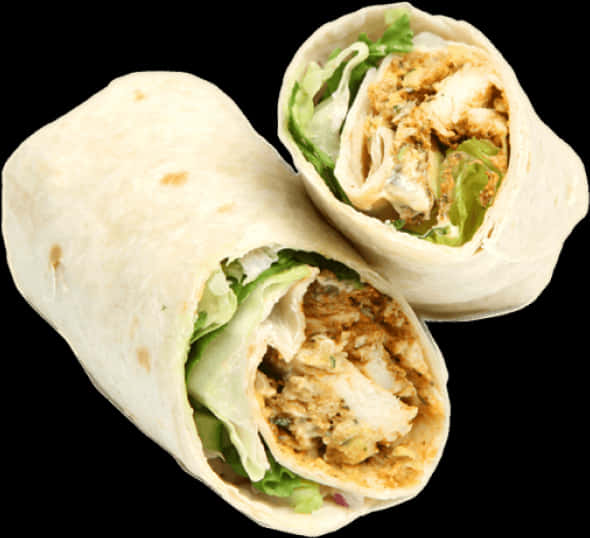 Chicken Shawarma Wrap Delicious