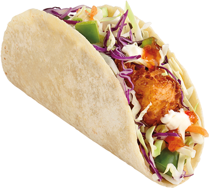 Chicken Tacowith Vegetablesand Sauce