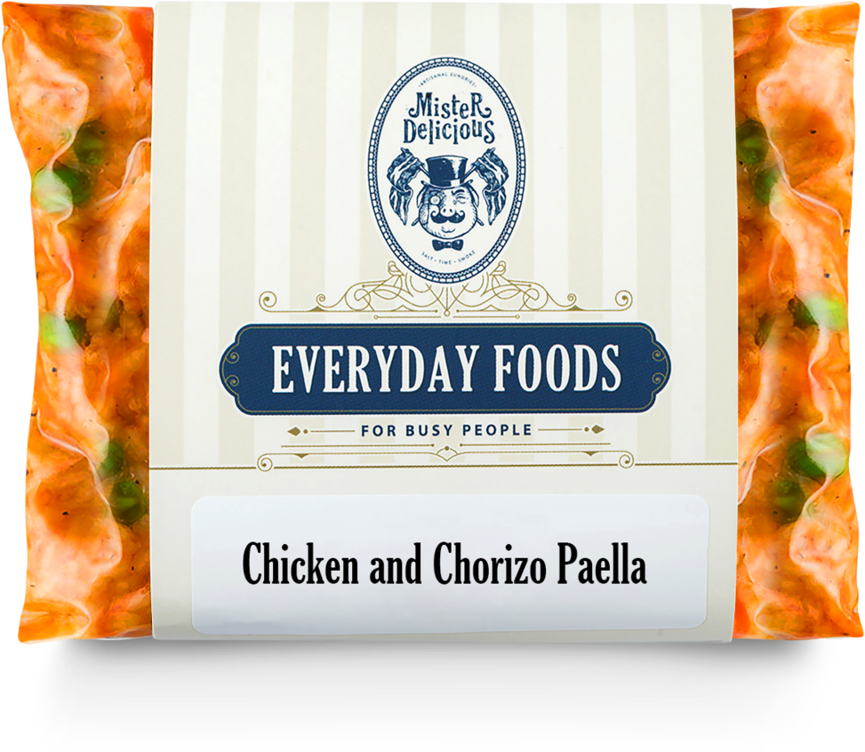 Chickenand Chorizo Paella Packaging