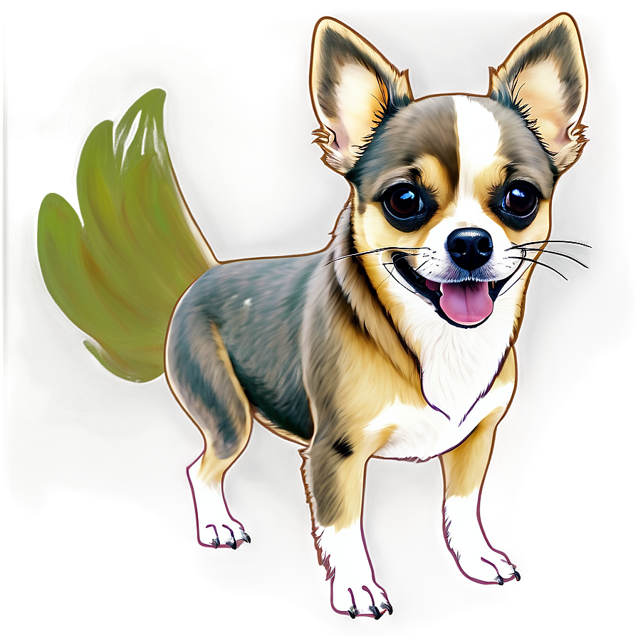 Chihuahua Drawing Png 06112024