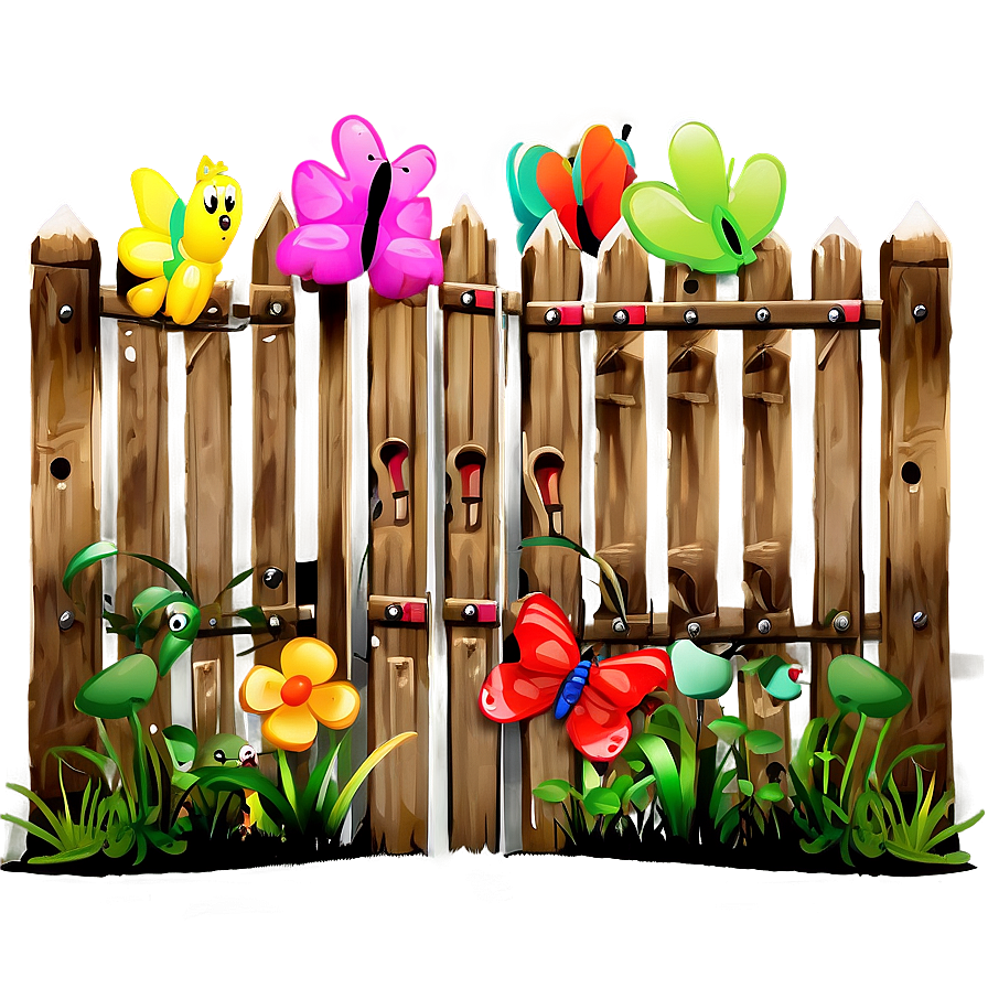 Child-friendly Garden Gate Png 05242024