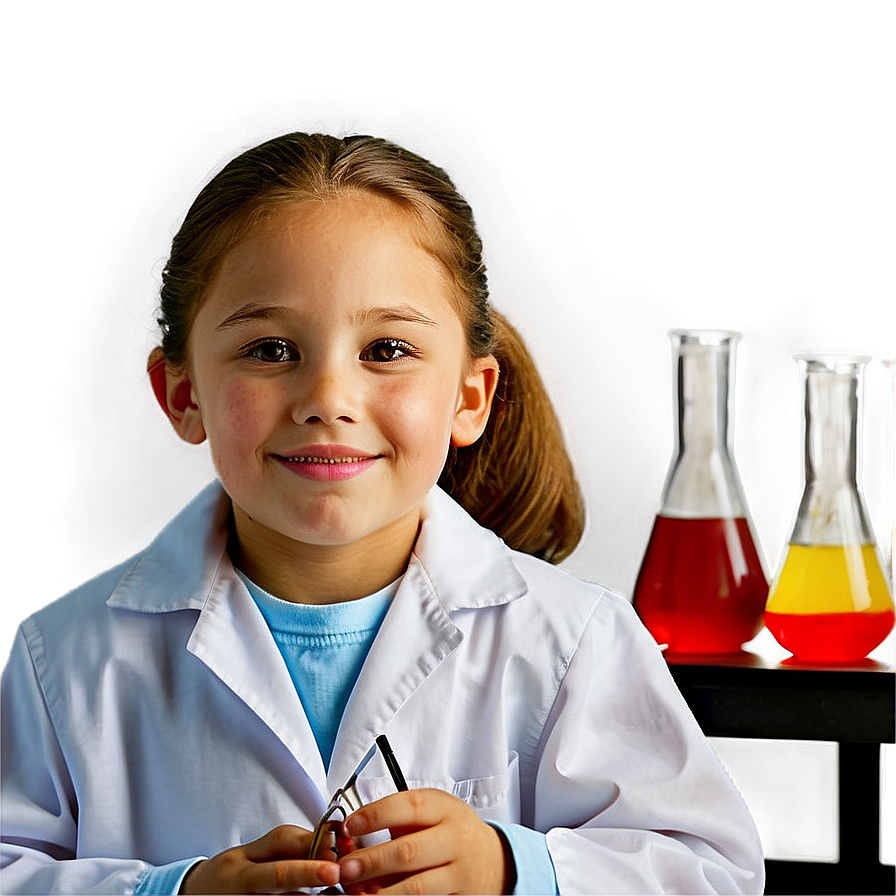 Child In Science Lab Png 05242024