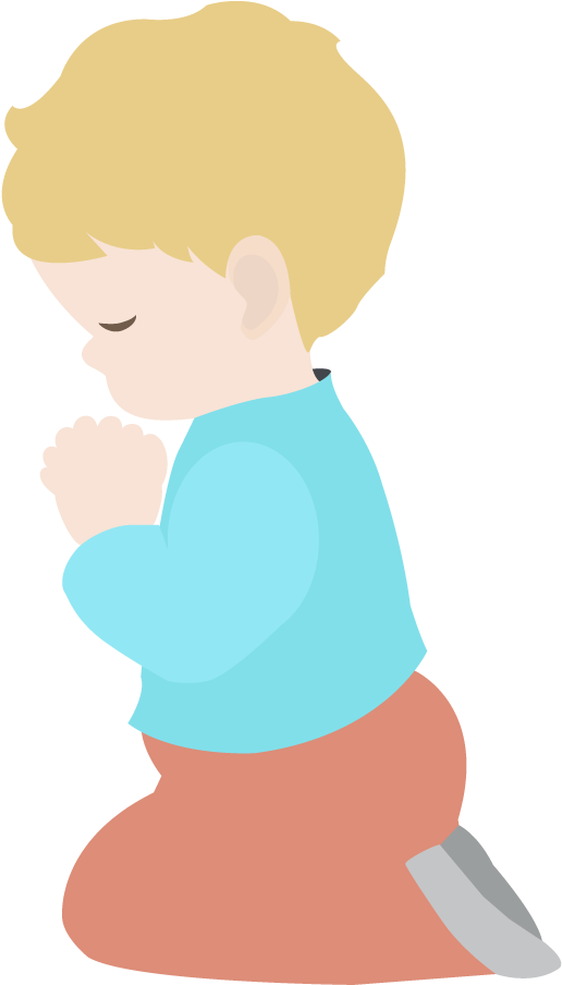 Child Praying Illustration