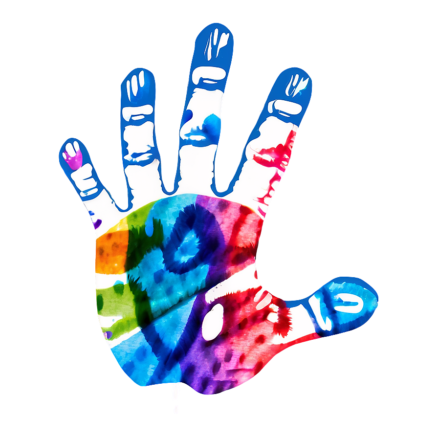 Child's Handprint Illustration Png Mxx