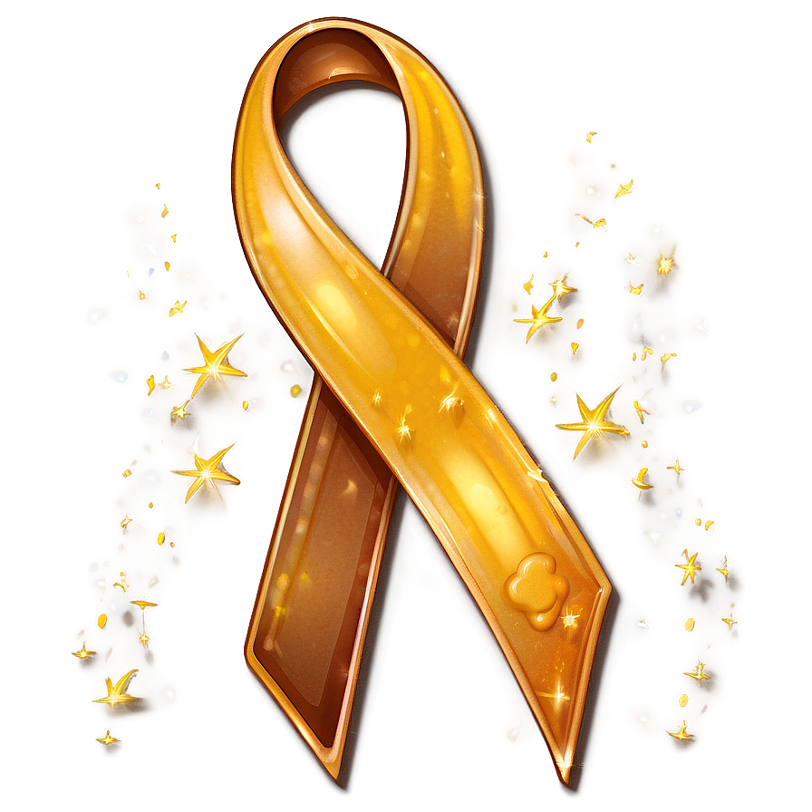 Childhood Cancer Ribbon Png 06112024