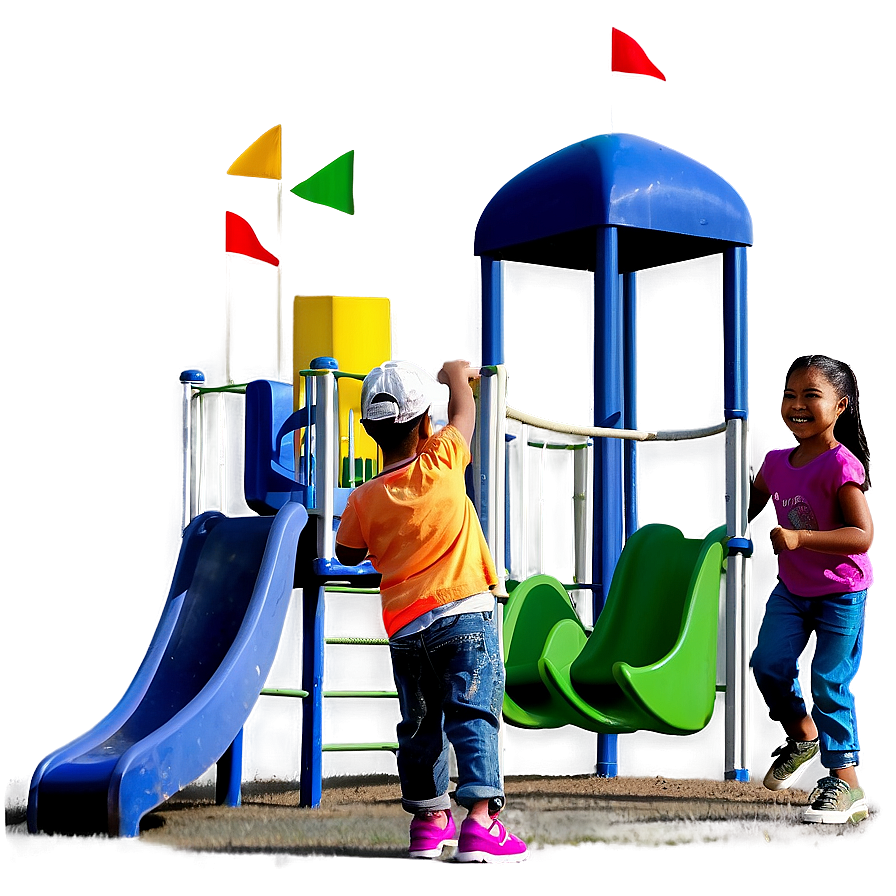 Children At Playground Png 05242024