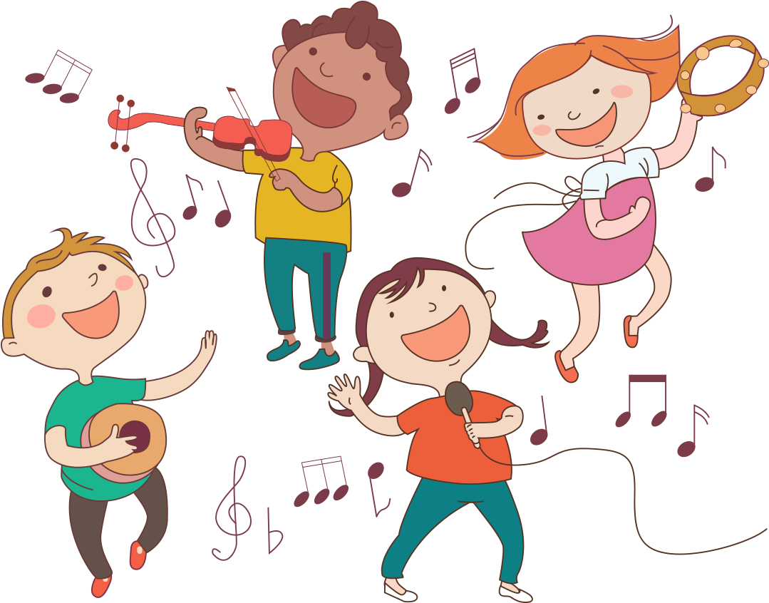 Children_ Musical_ Instruments_ Cartoon