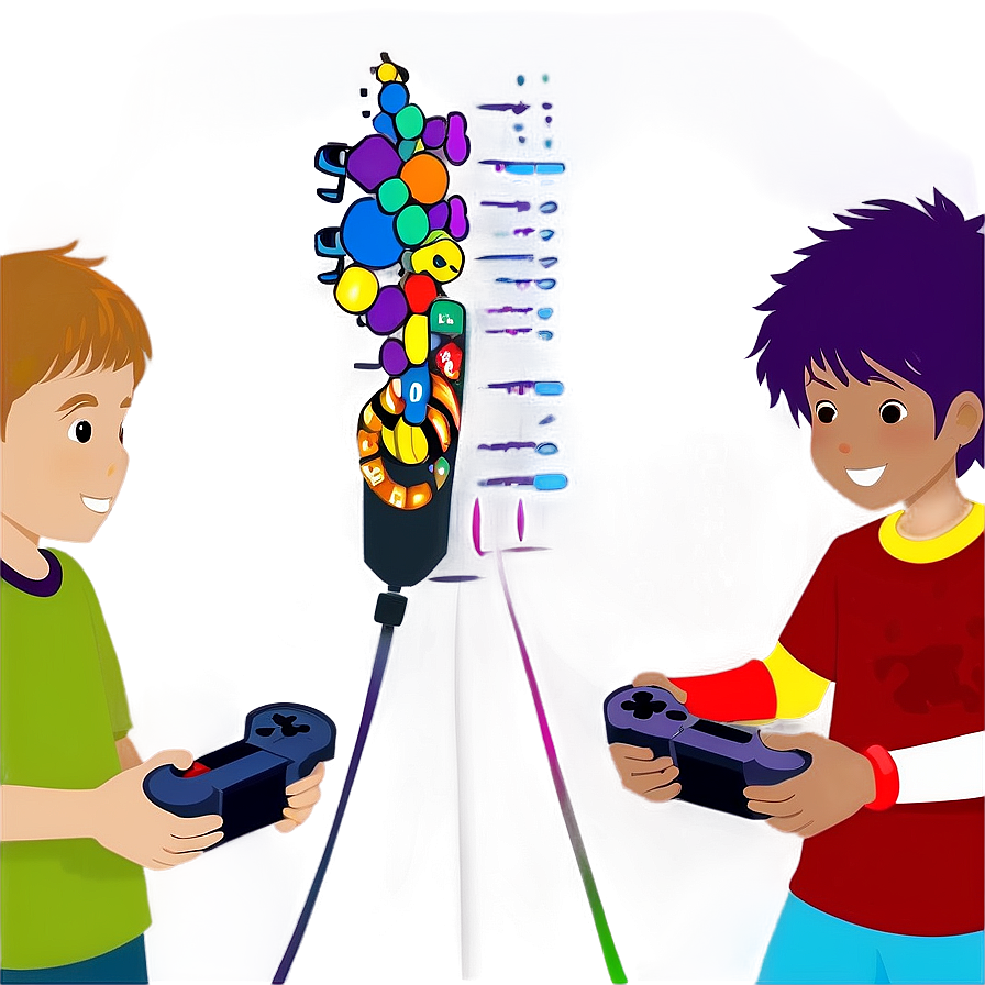 Children Playing Video Games Png 43