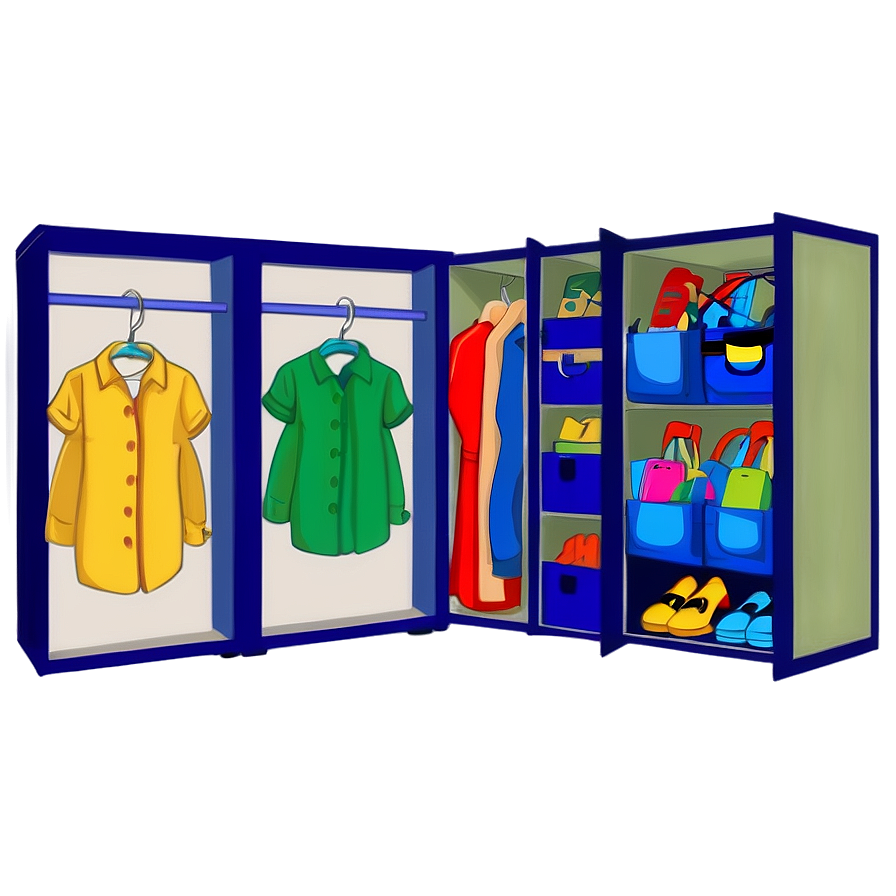 Children's Wardrobe Cartoon Png 06282024