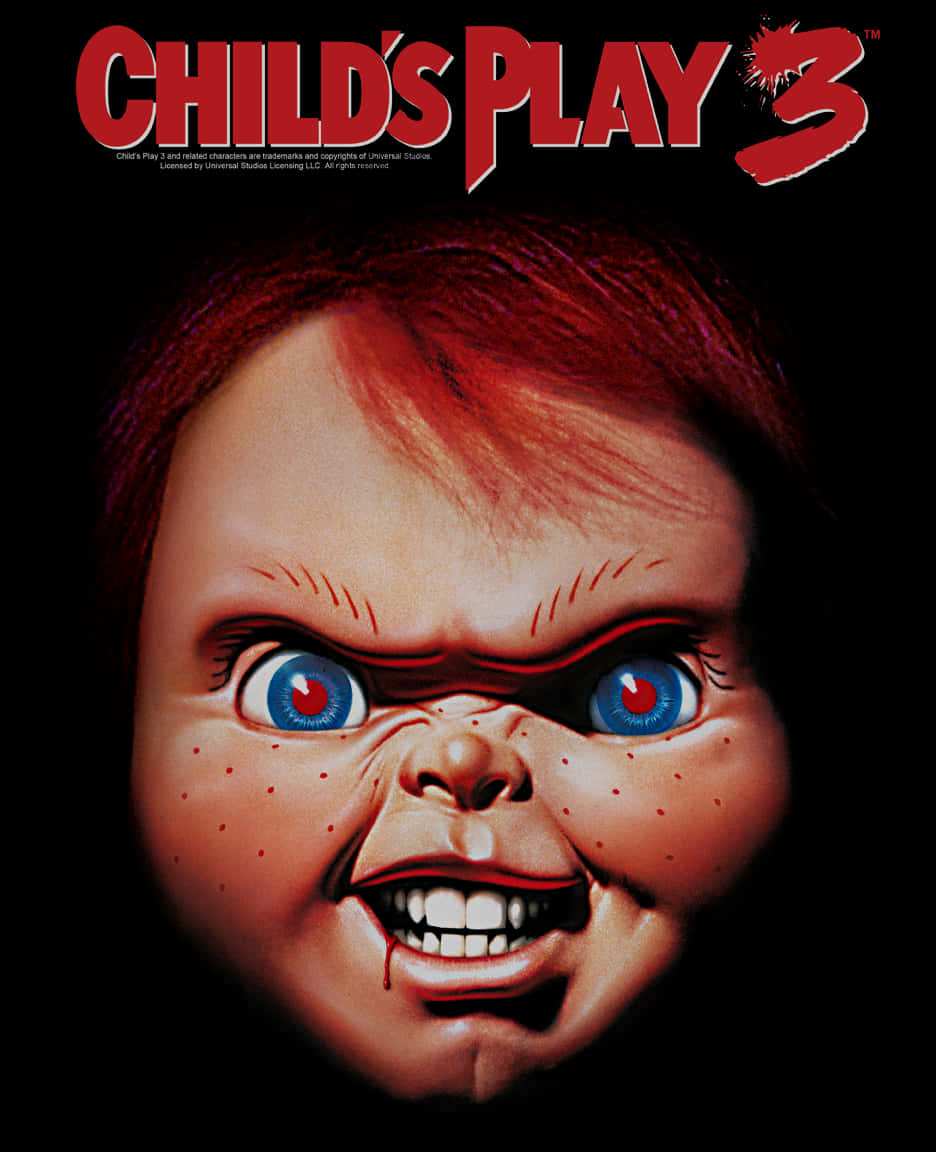 Childs Play3 Movie Poster Chucky