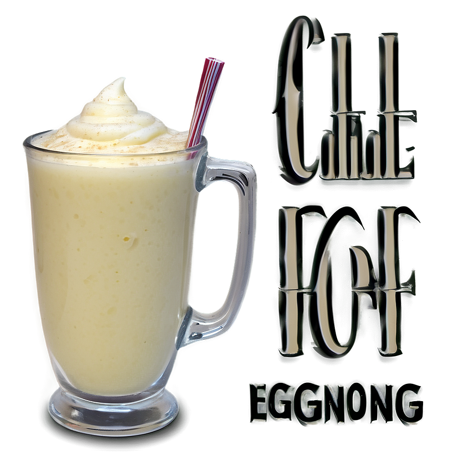 Chilled Holiday Eggnog Png 29