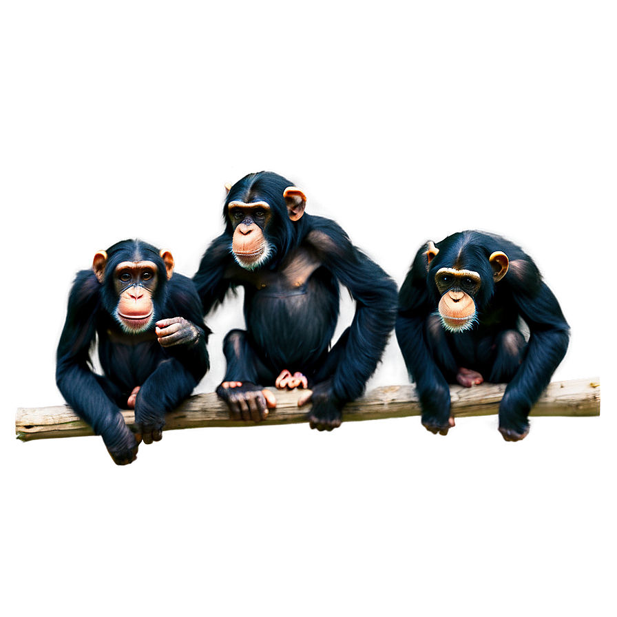 Chimpanzee Troop Together Png Lgc