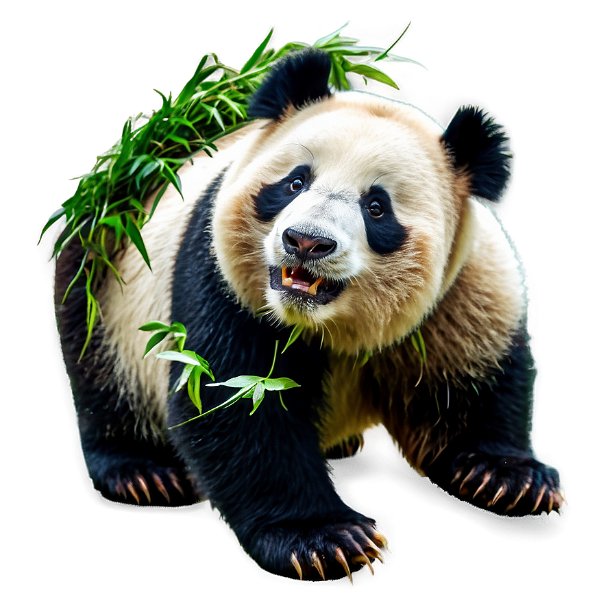 China Panda Bear Wildlife Png 06112024