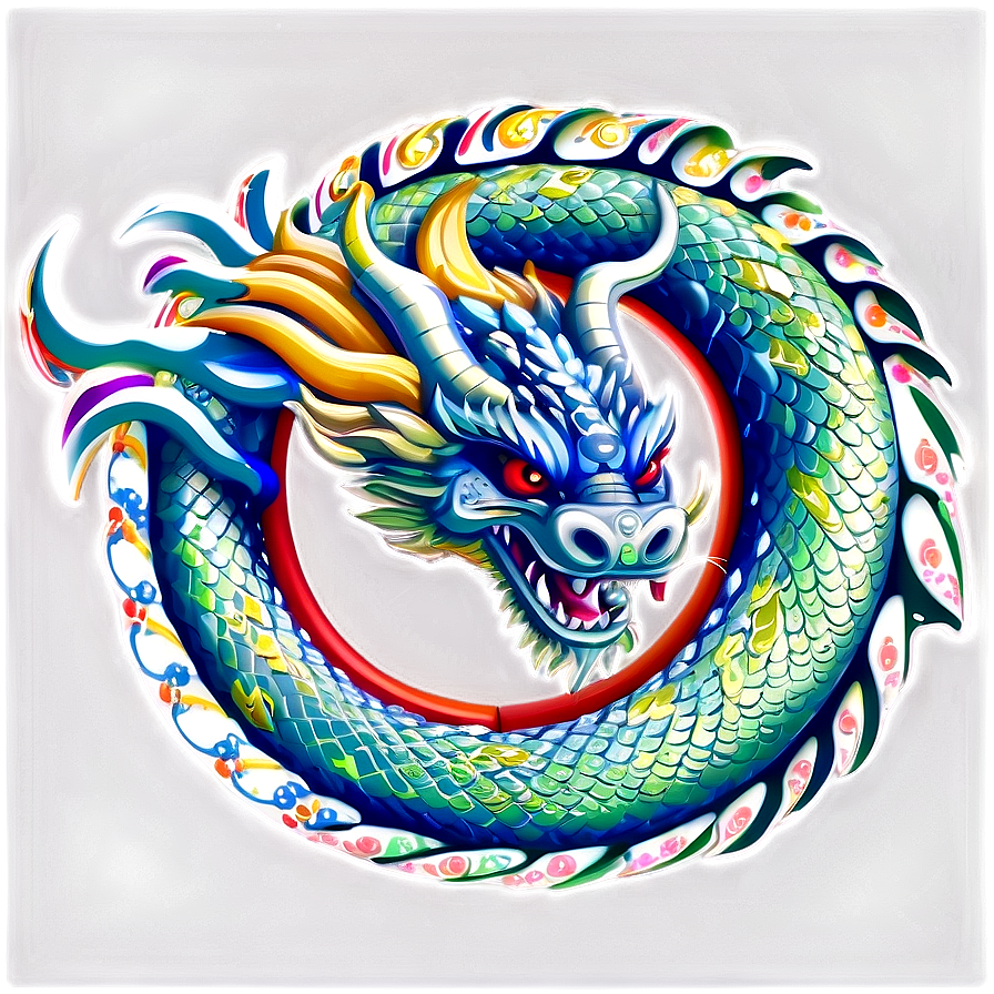 Chinese Dragon Design Png 05032024