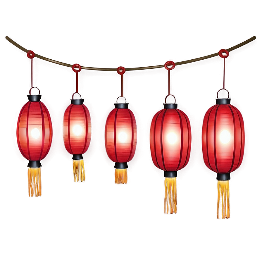 Chinese Lantern Art Png 06262024